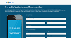 Desktop Screenshot of mobitest.akamai.com